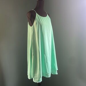 Mint Green Sleeveless Dress